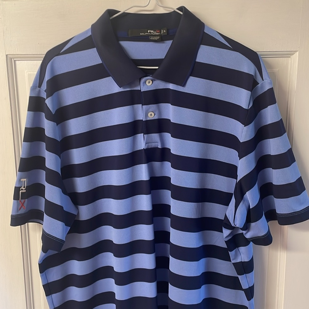 RLX Ralph Lauren striped polo shirt men’s size XL
